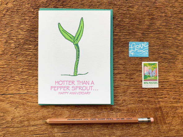 Pepper Sprout Card