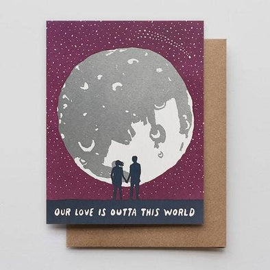 Moon Love Greeting Card