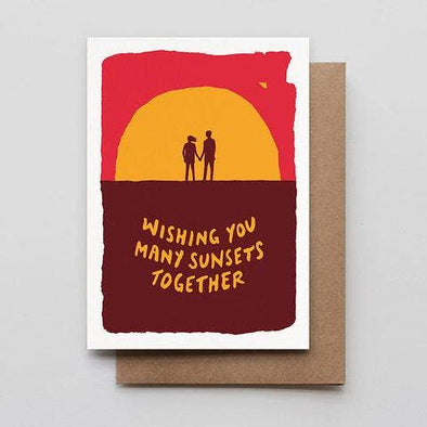 Sunset Love Greeting Card