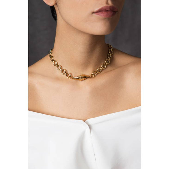 Gentlewoman's Agreement Necklace in Gold
