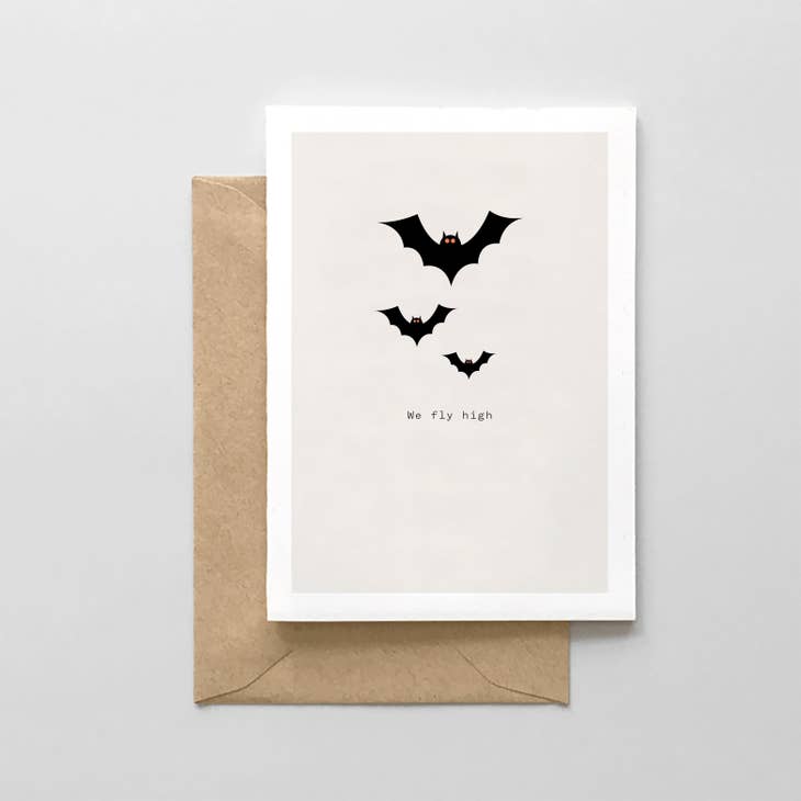 FLYAB Halloween-Karte Mit Umschlag – Größe A2, Gruselig-schöne Grußkarte