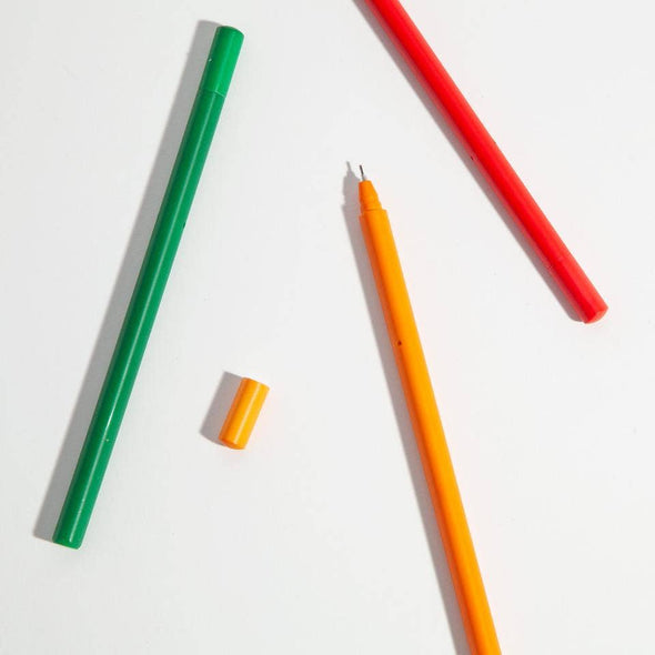 Prism Colored Rollerball Pen: Orange