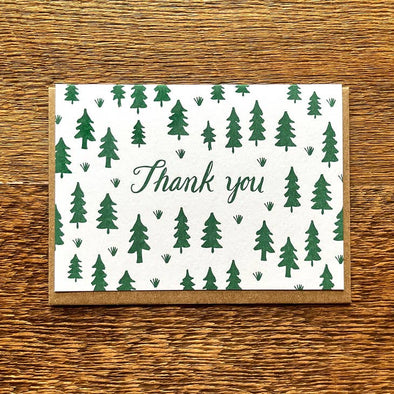 Pines Thank You Card