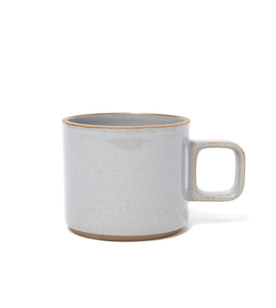 Gloss Gray Porcelain Mug - 11floz