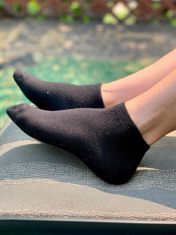 Black Eye Textile Merino Wool Short Socks - 2-pack
