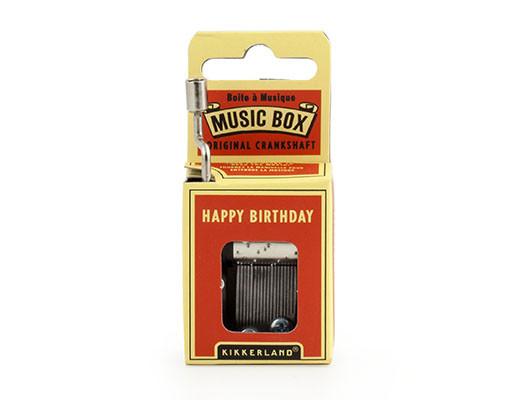 Happy Birthday Crank Music Box
