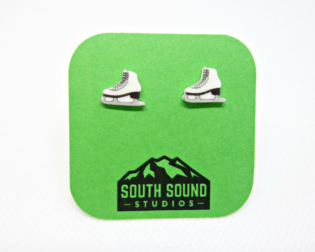 Ice Skate Stud Earrings Kindred Post