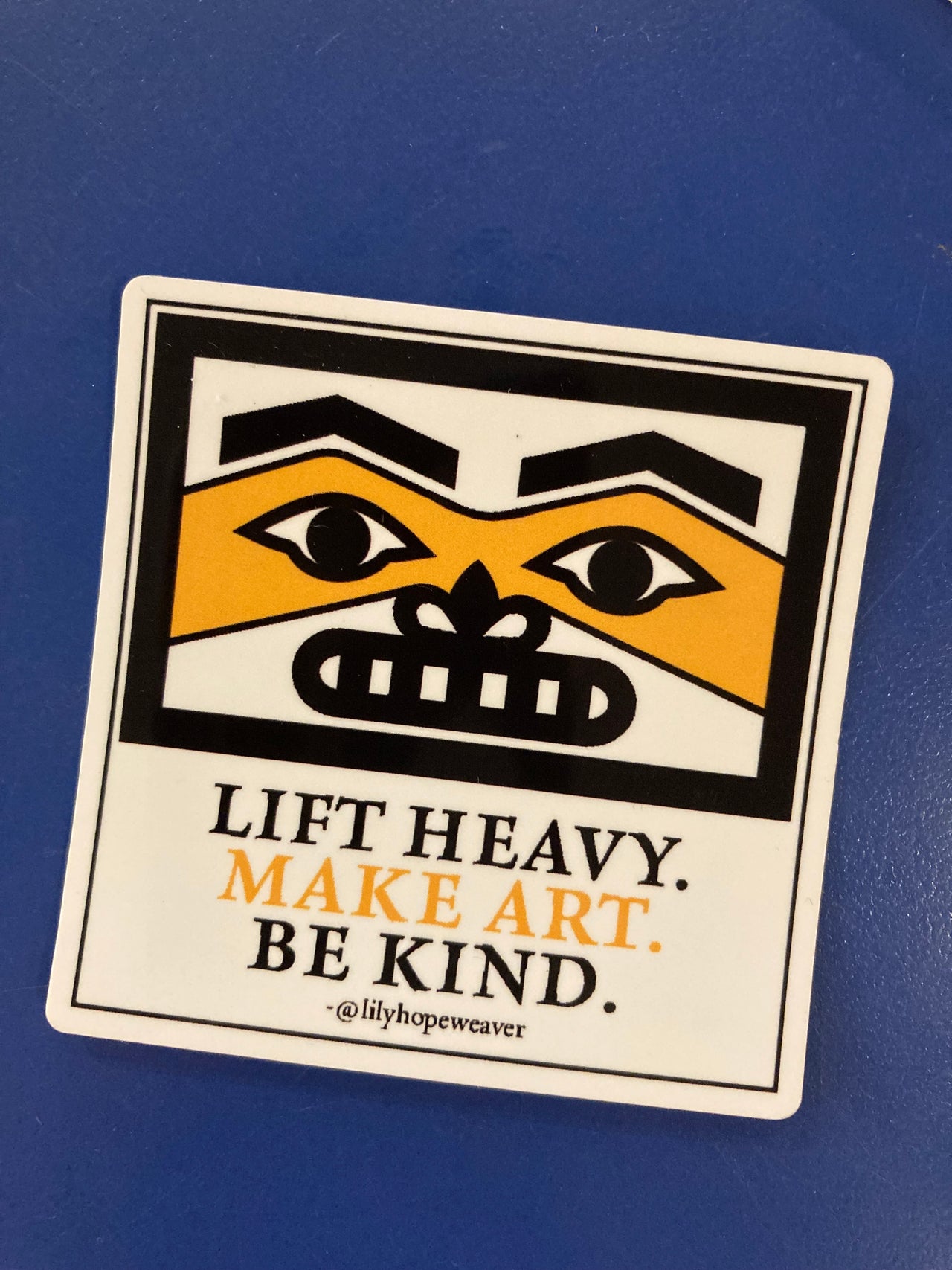 Lift Heavy Sticker