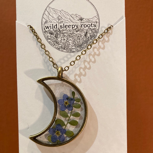 Forget-Me-Not + Jacob's Ladder Necklace