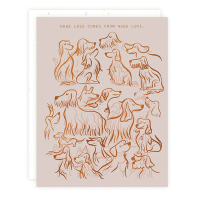 Huge Love Sympathy Card