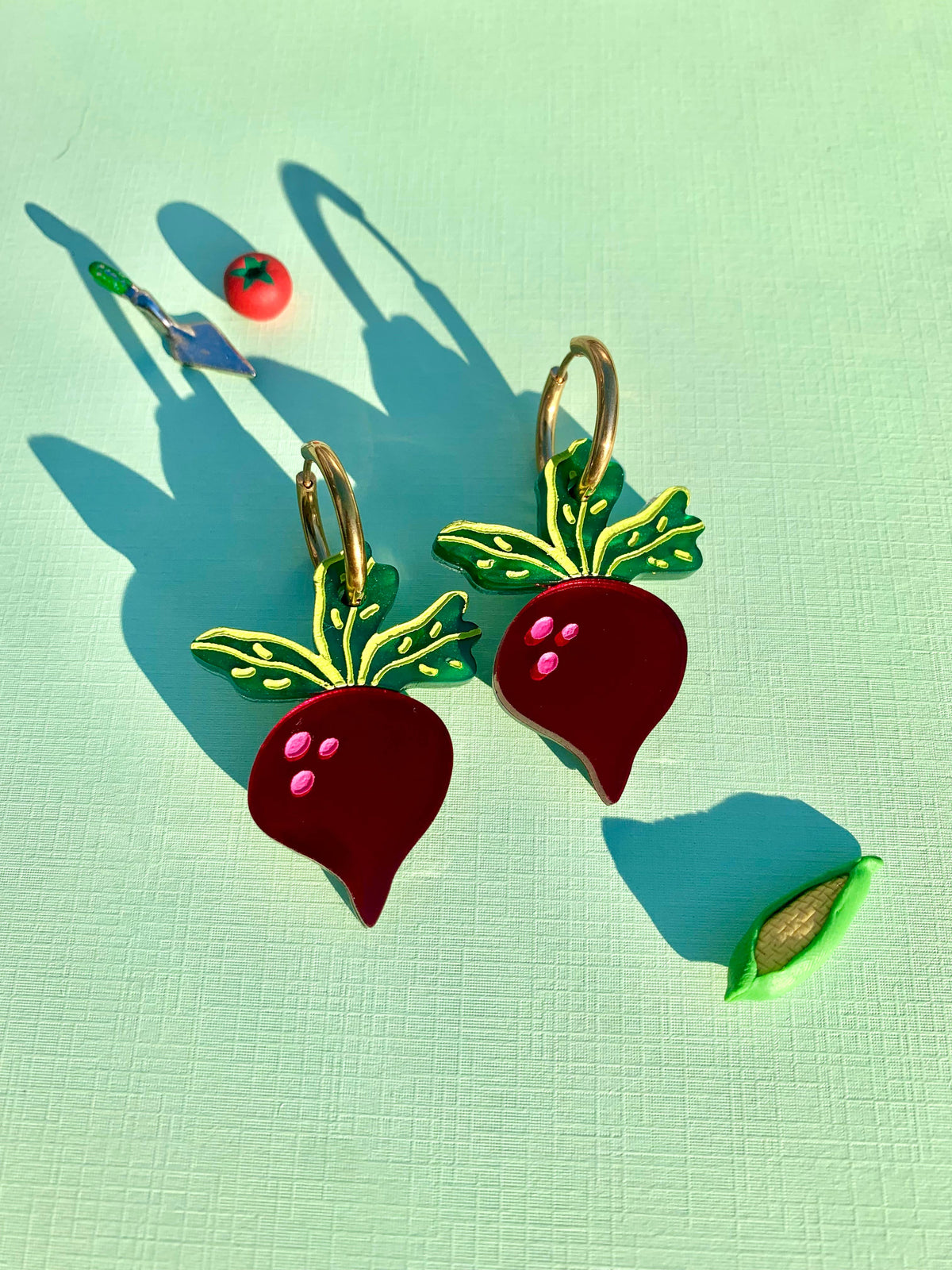 Just Beet It! Earrings