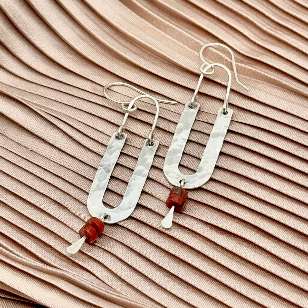 Arches Earrings: Silver