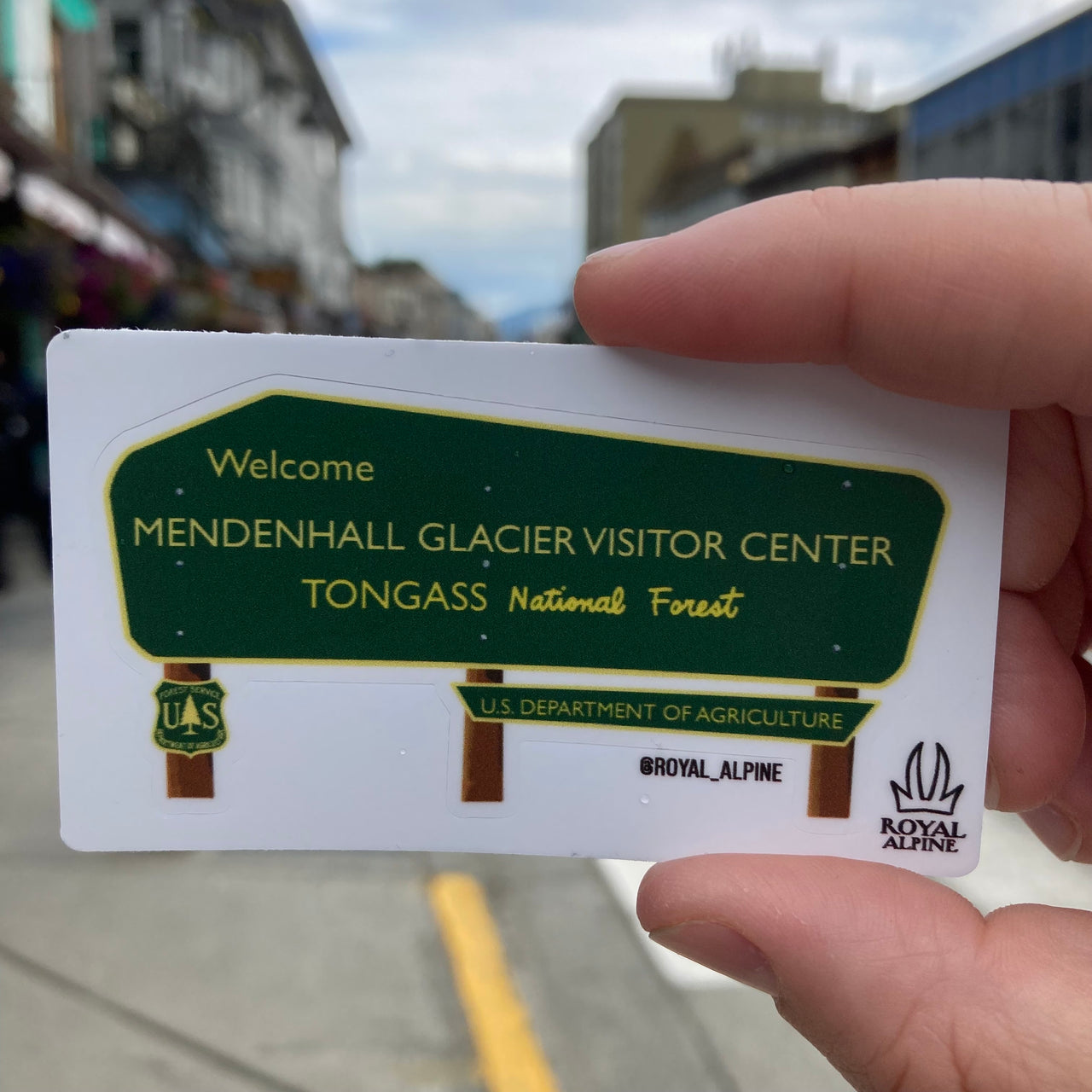 Mendenhall Sign Sticker
