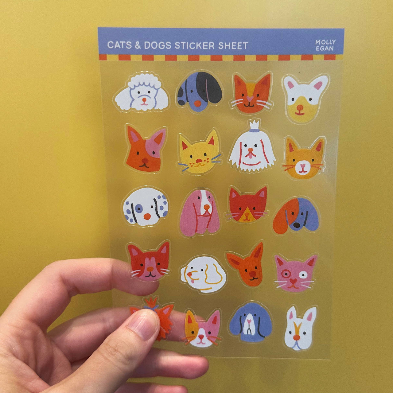 Cats & Dogs Clear Sticker Sheet