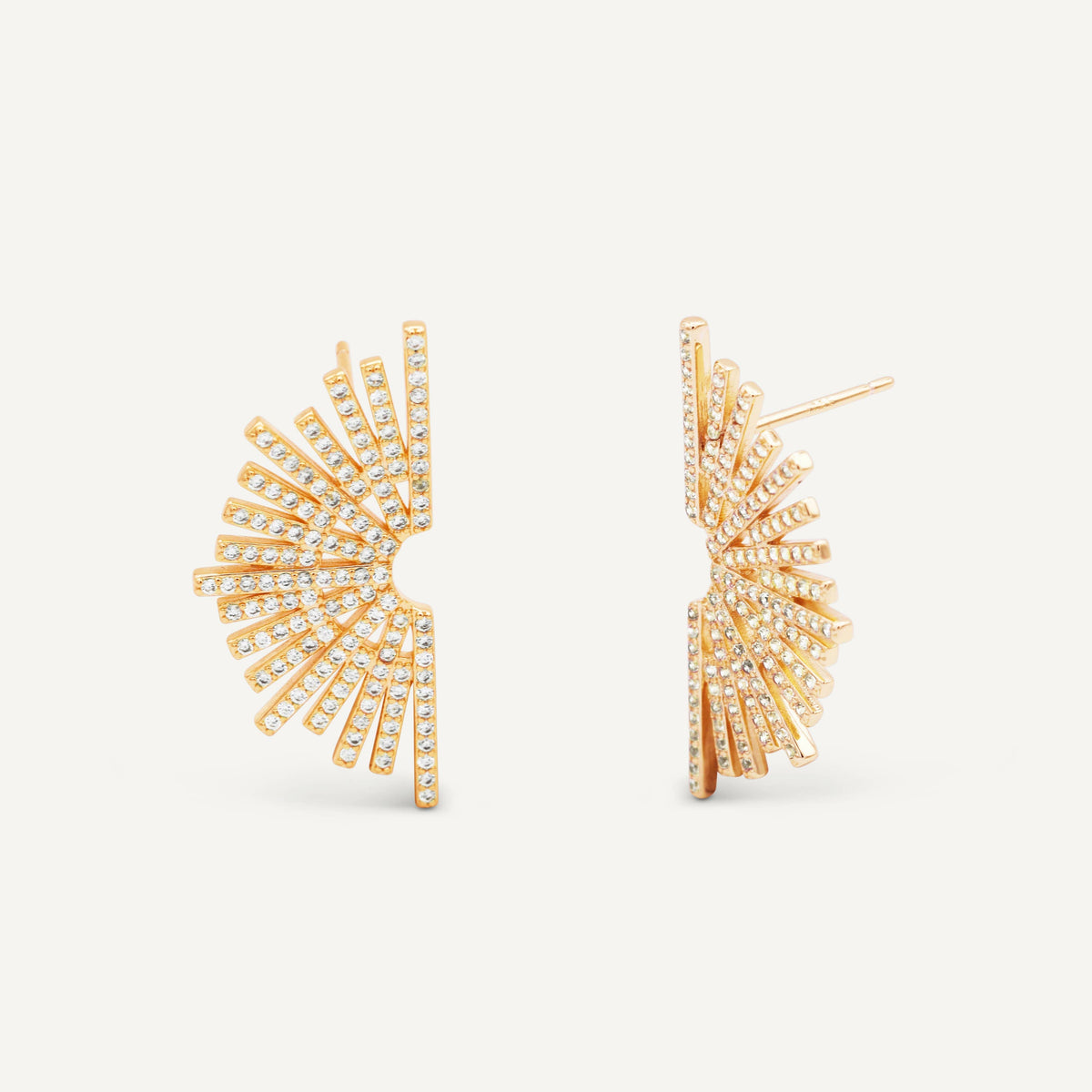 Celestial - Sunburst - Gold Earrings