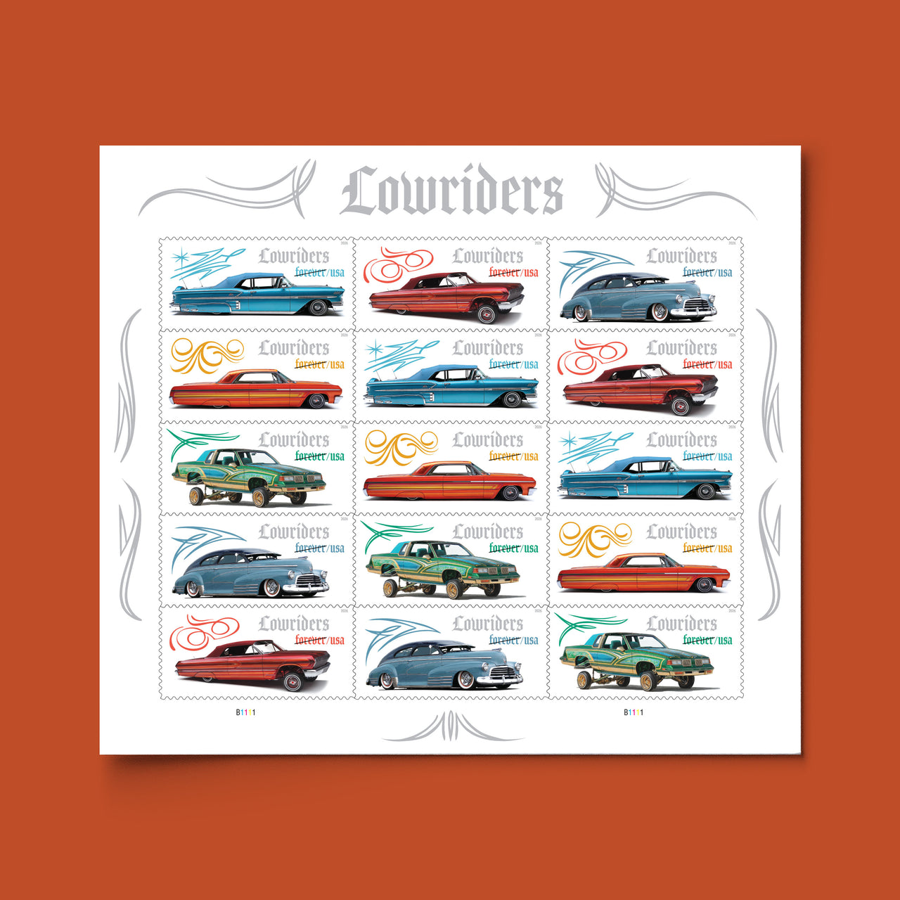 *Forever Letter Stamps: Lowriders*
