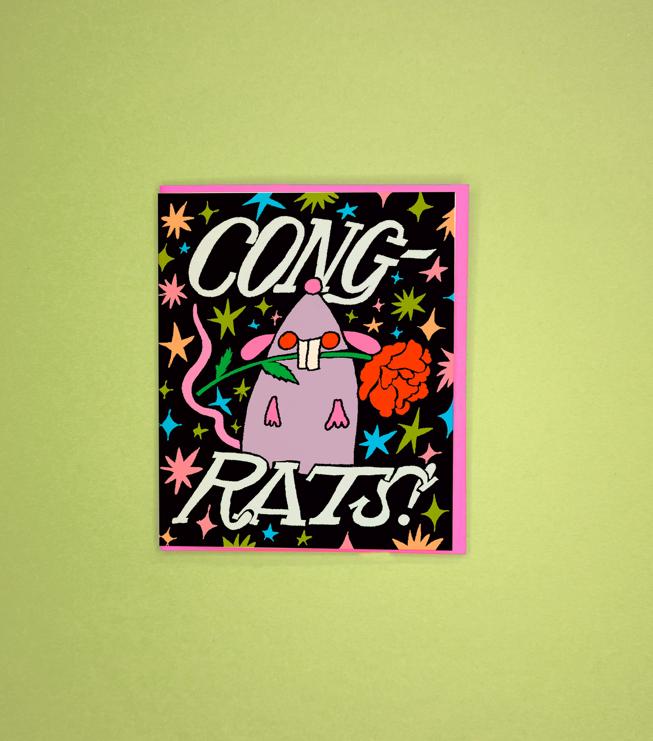 Cong-Rats! Card