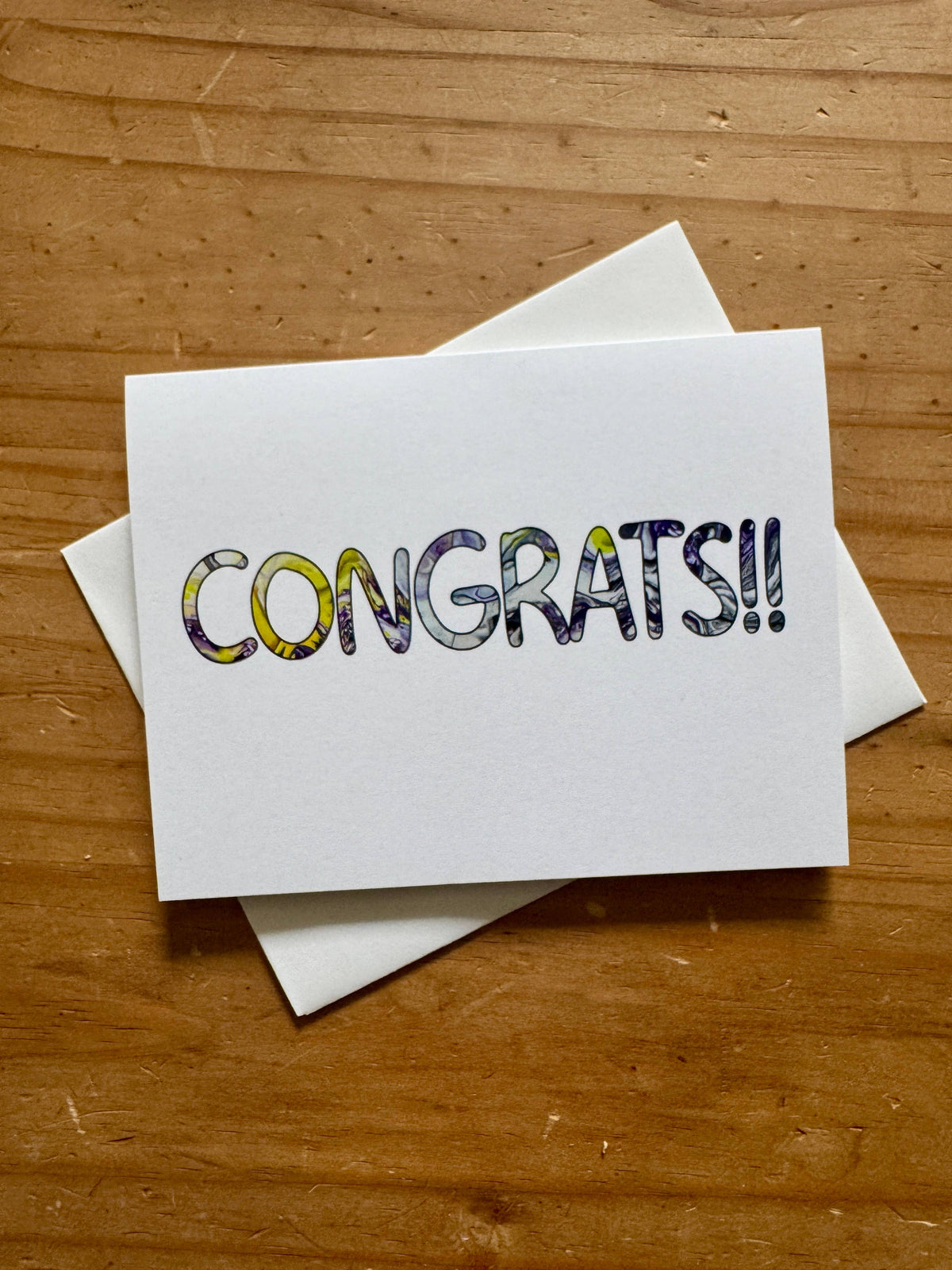 Nonbinary Pride Congrats Greeting Card - Coming Out - A2