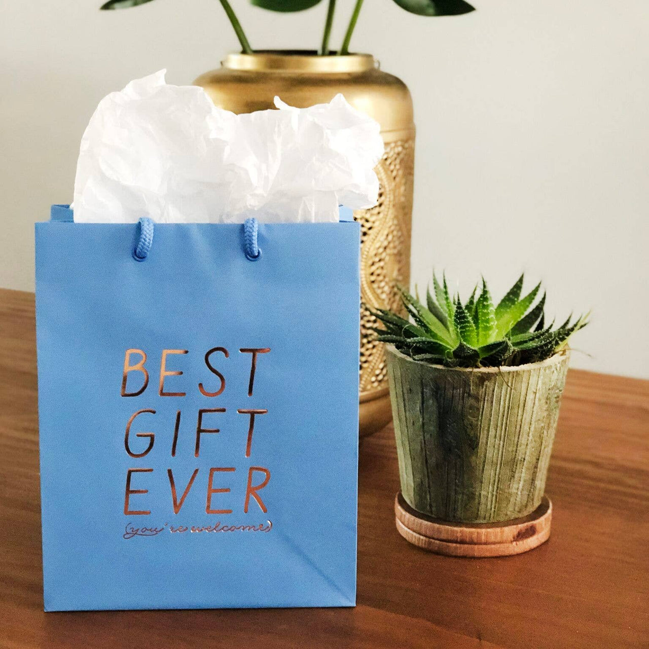Best Gift Ever Foil-Stamped Gift Bag