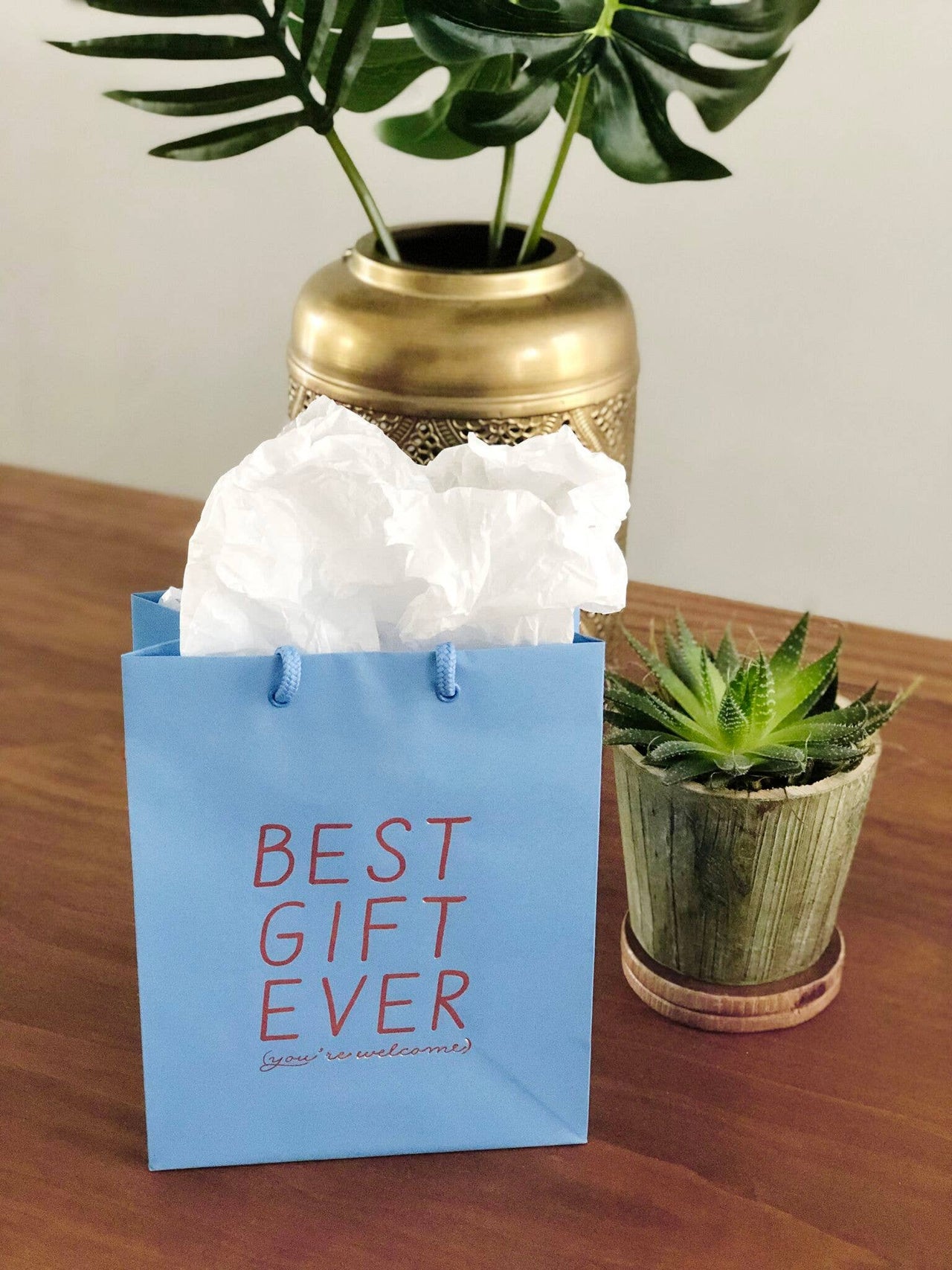 Best Gift Ever Foil-Stamped Gift Bag
