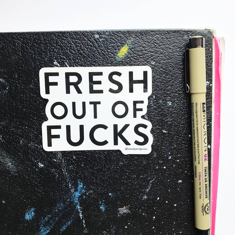 Fresh Fucks Die Cut Sticker