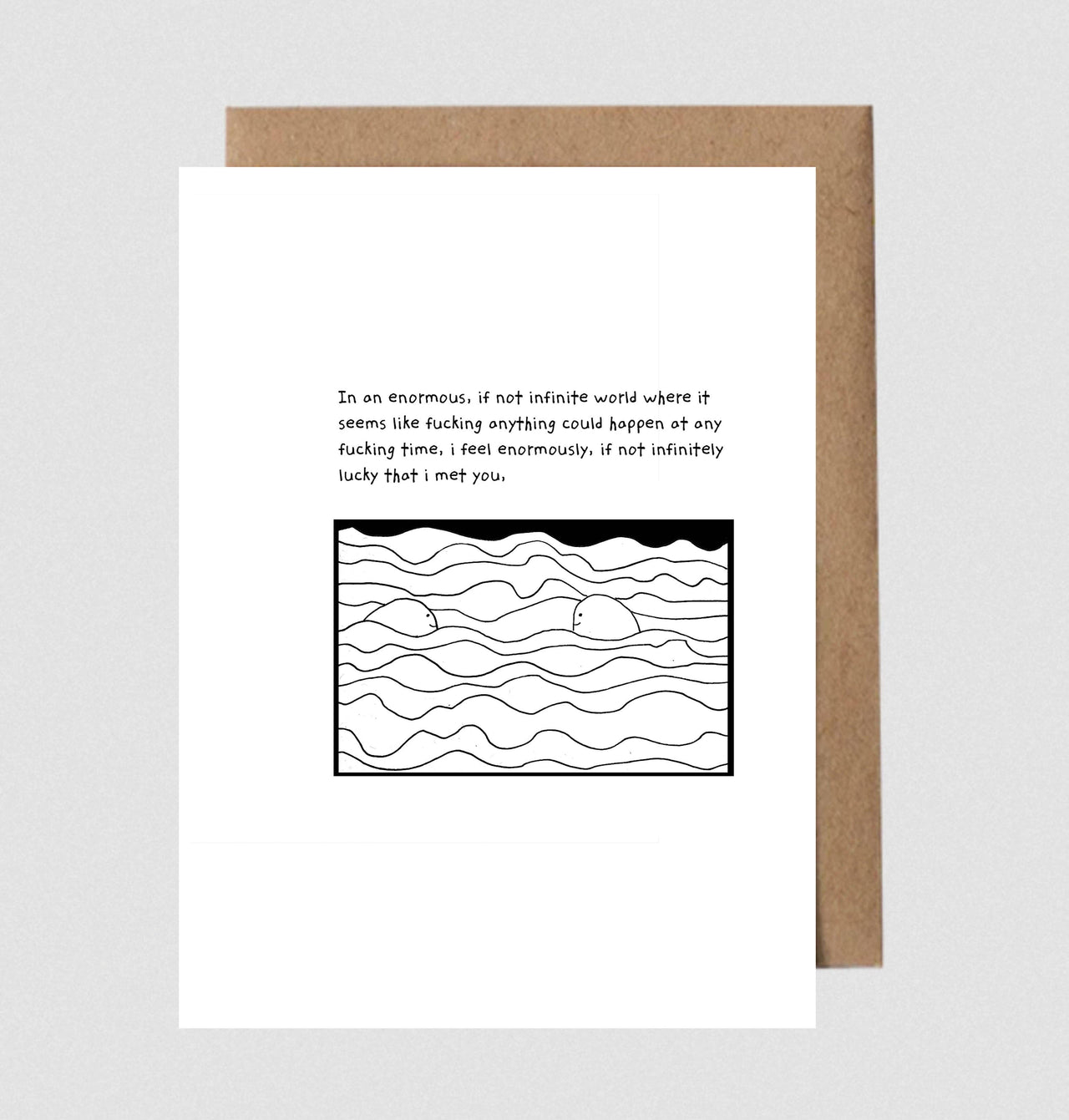Enormous, If Not Infinite Greeting Card