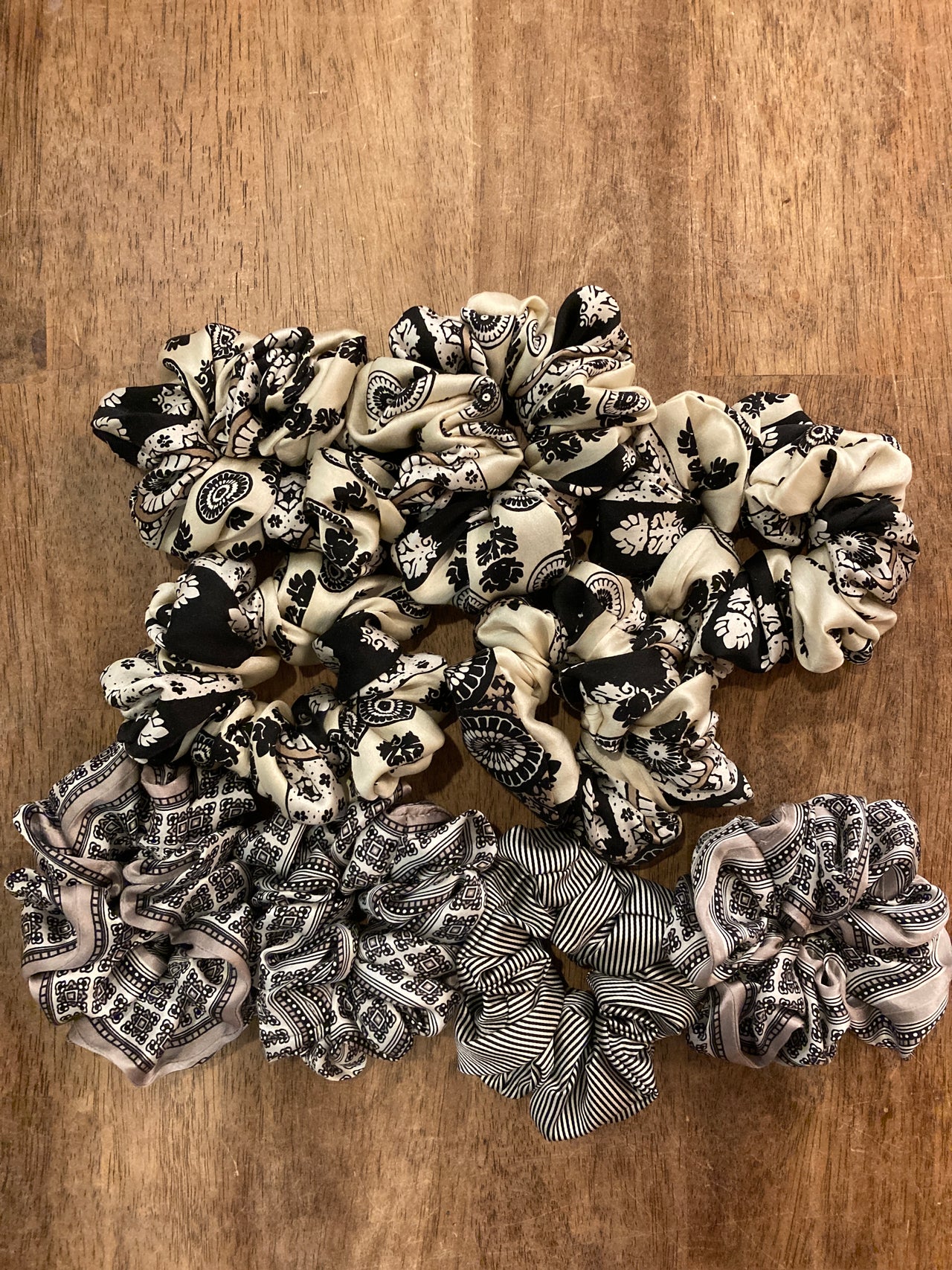 Handmade Recycled Scrunchies