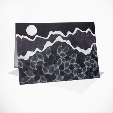 Blueberry Mountain Note Card