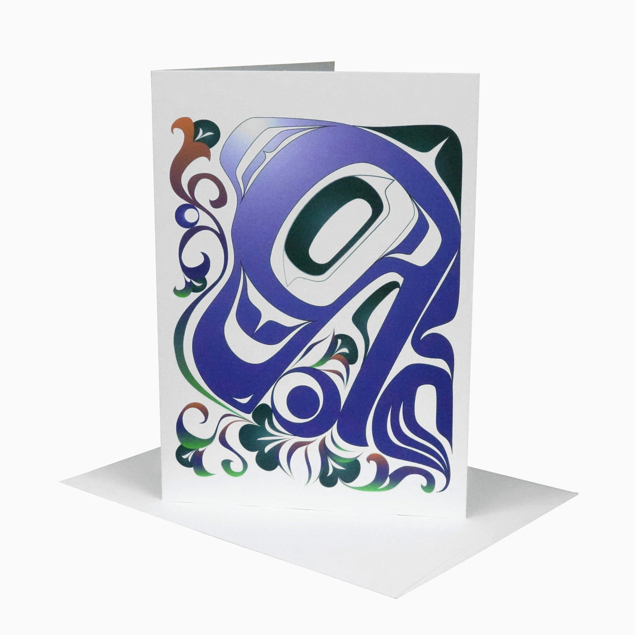 Blueberry Raven Card