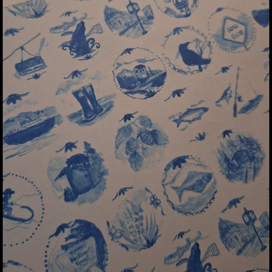 Seasons of Juneau Gift Wrap Sheets