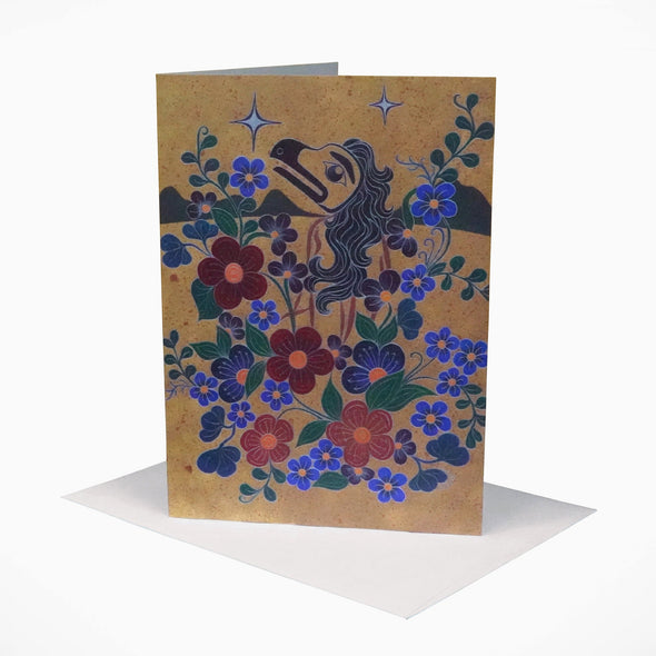 Flower Woman Card