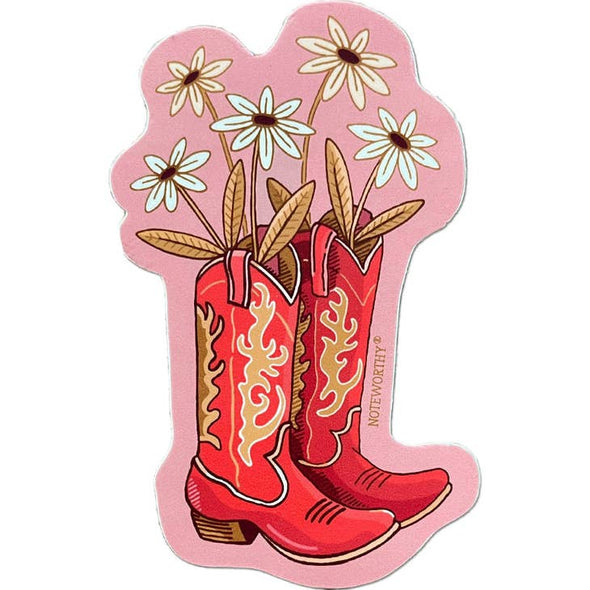 Cowboy Boots Sticker