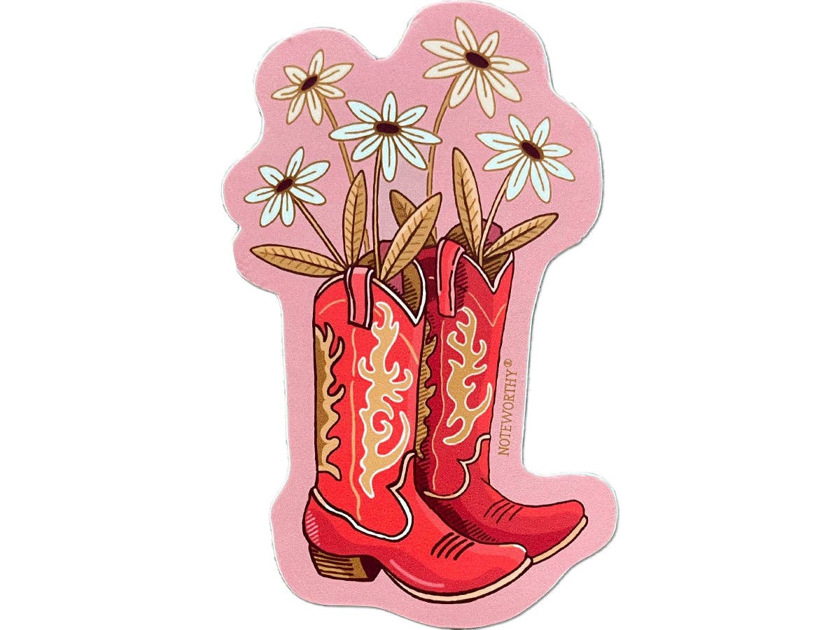 Cowboy Boots Sticker