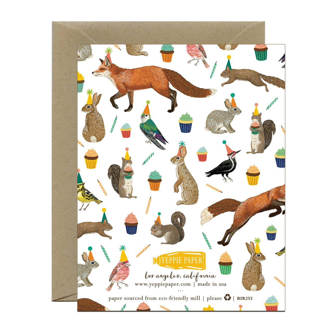 Forest Animals Birthday Card *Foil Stamped*