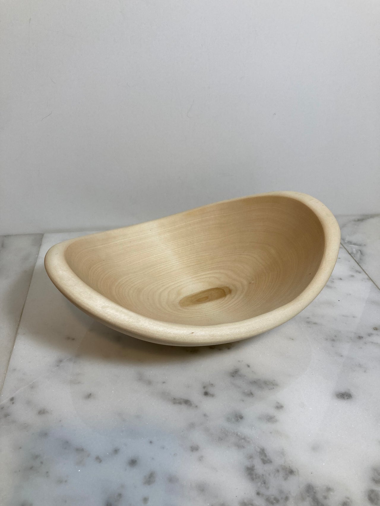Live edge birch wood bowl