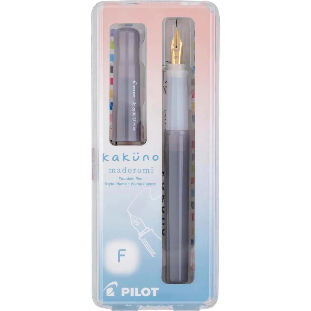 Kakuno Madoromi Fountain Pen - Gray