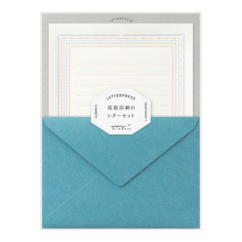 Letter Set 463 - Press Frame Blue