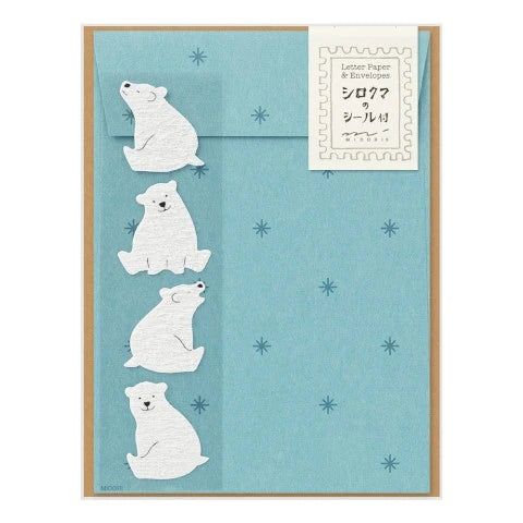 Letter Set w/ stickers -  Polar Bear