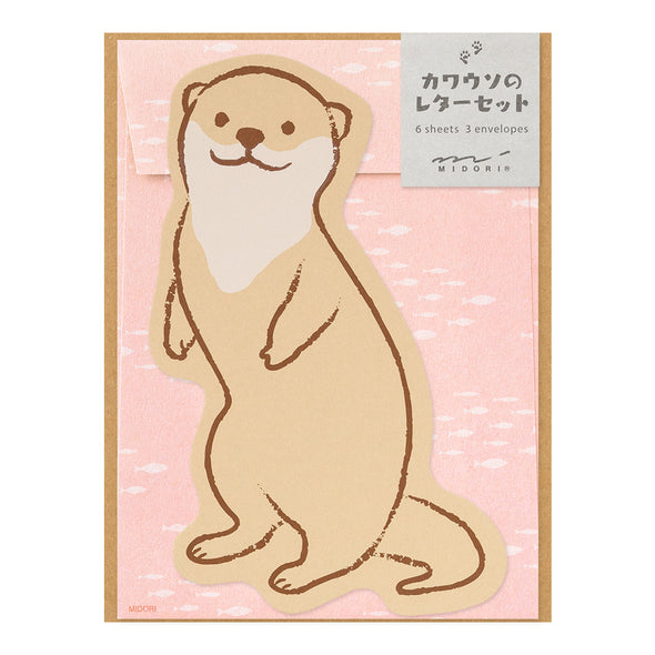 Letter Set: Die Cut Otter