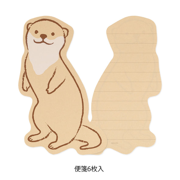 Letter Set: Die Cut Otter
