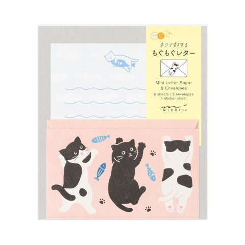 Mini Hungry Cat Letter Set
