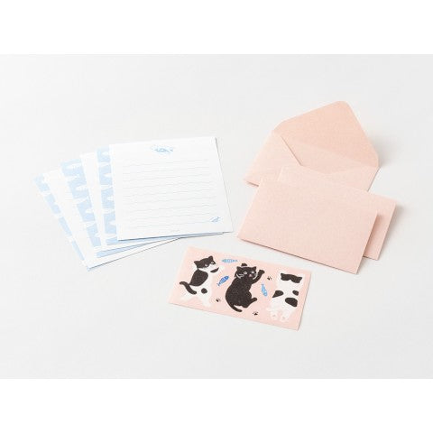 Mini Hungry Cat Letter Set
