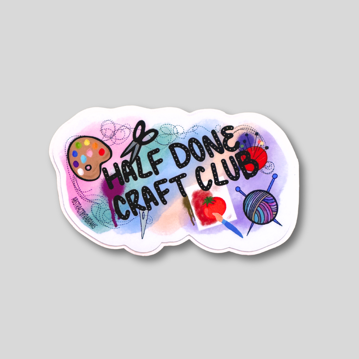 Half Done Craft Club - Vinyl Sticker