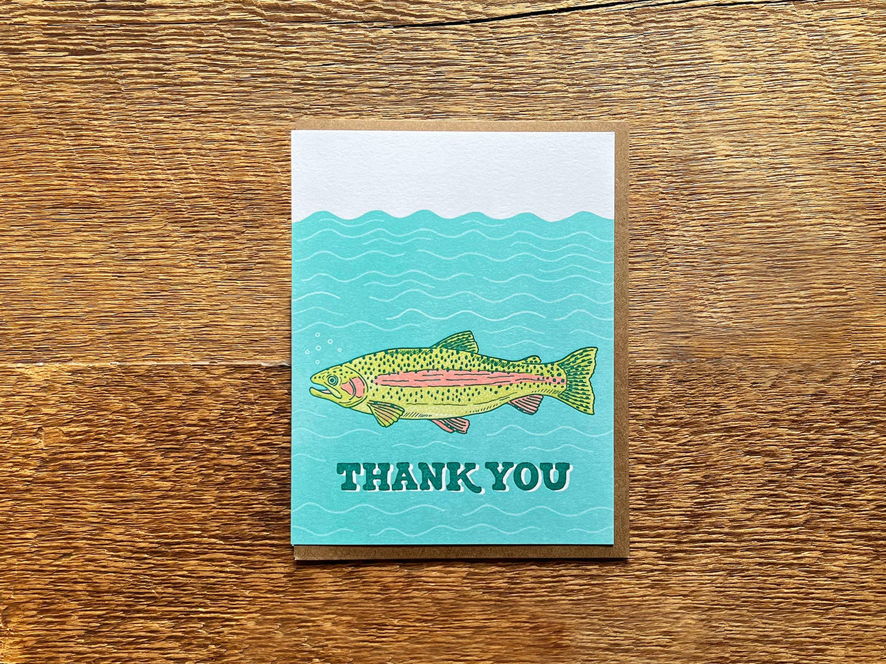 Trout Thank You Card: Single Card