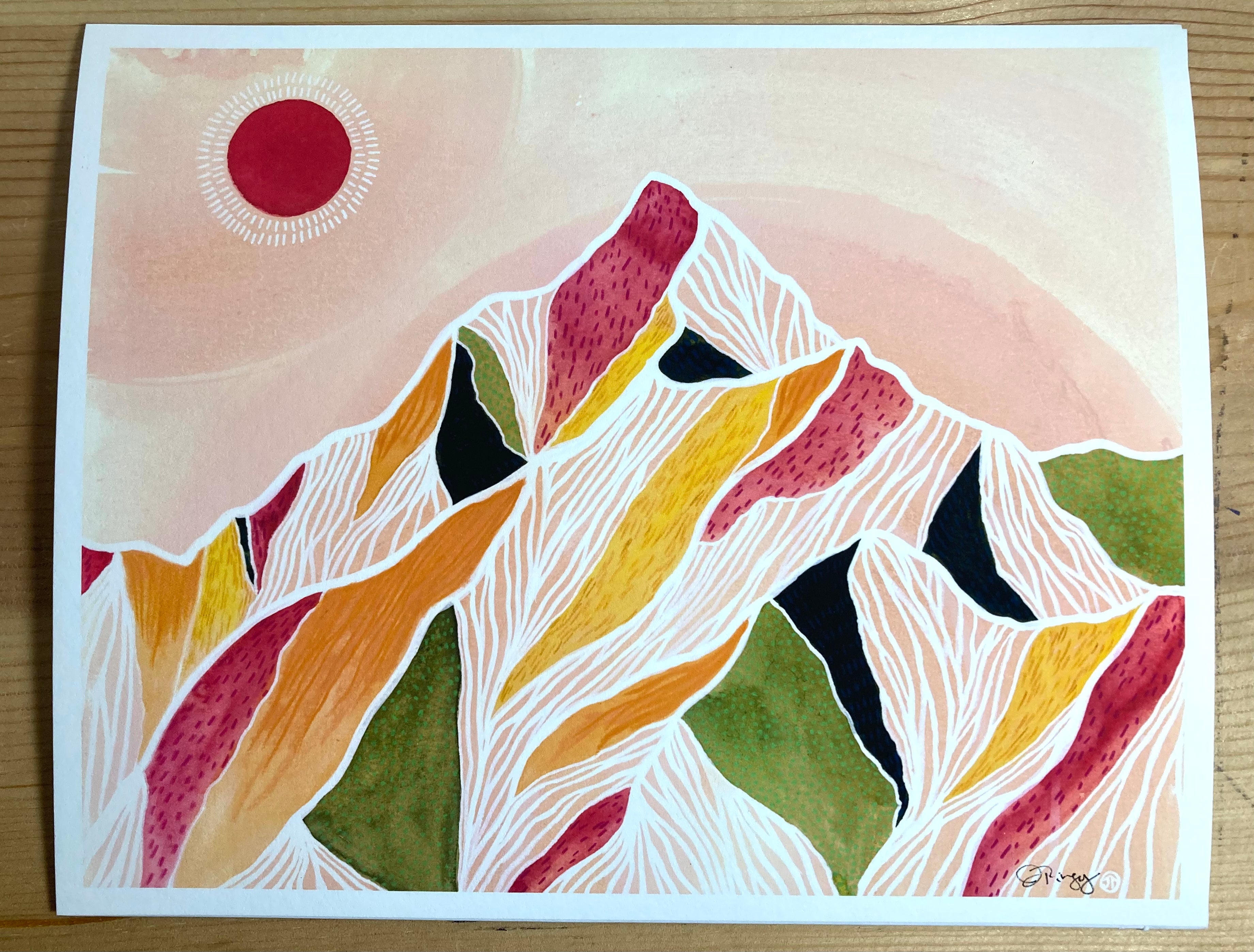 Rainbow Ridge Print Kindred Post