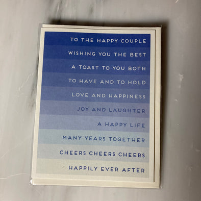 Wedding Stripes Card