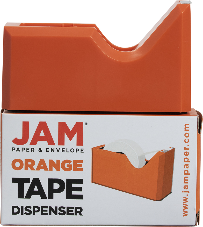 JAM Colorful Desk Tape Dispensers - Orange