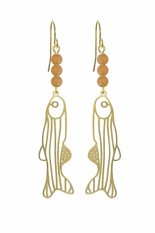 Salmon Run Earrings