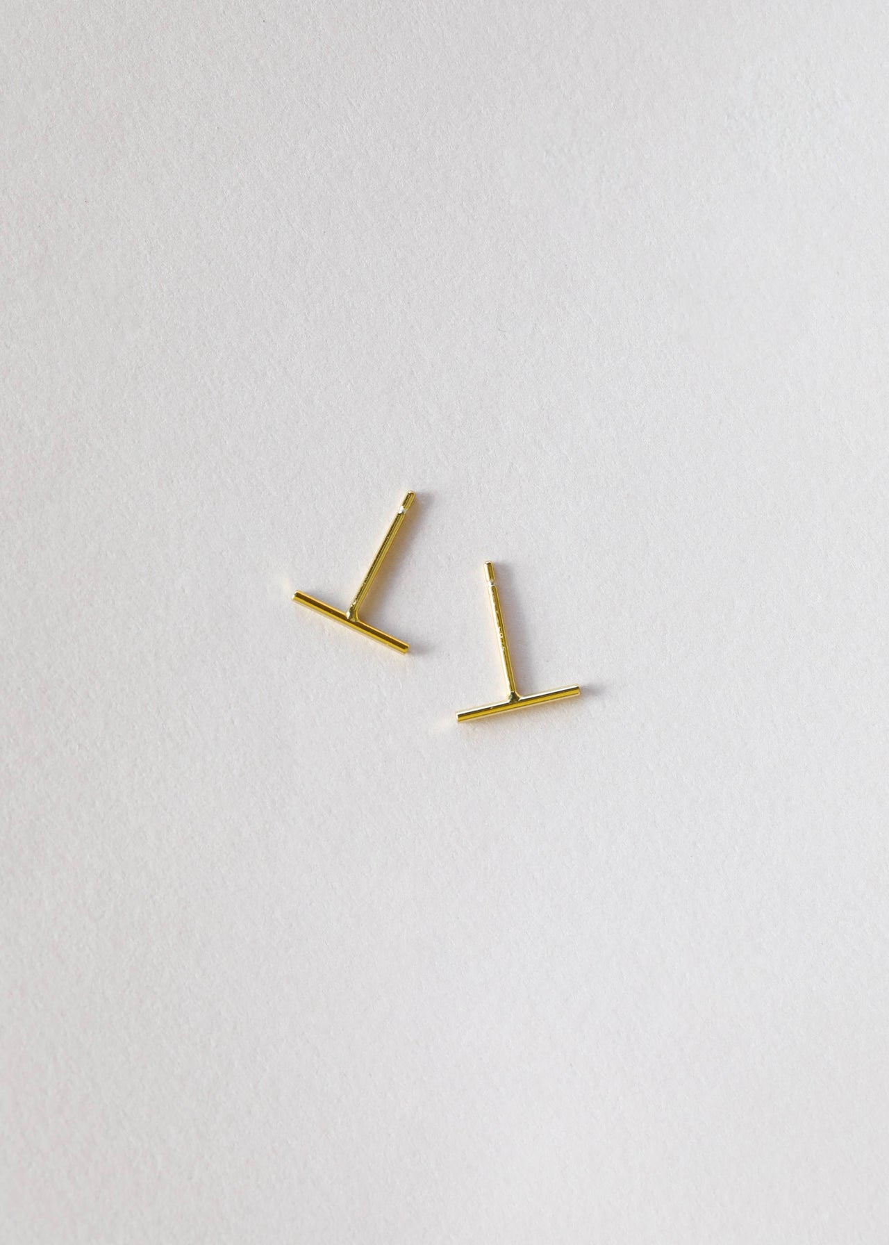 Minimalist - Bar - Gold Earrings