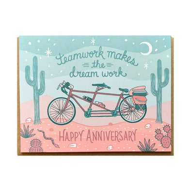 Tandem Anniversary Card